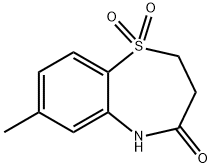 2,3-Dihydro-7-methyl-1,5-benzothiazepin-4(5H)-one 1,1-dioxide