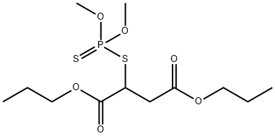 2-[(Dimethoxyphosphinothioyl)thio]butanedioic acid dipropyl ester