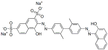 disodium 4-hydroxy-3-[[4'-[(2-hydroxynaphthyl)azo]-2,2'-dimethyl[1,1'-biphenyl]-4-yl]azo]naphthalene-2,7-disulphonate
