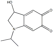 1H-Indole-5,6-dione, 2,3-dihydro-3-hydroxy-1-(1-methylethyl)-