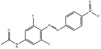 N-[3,5-difluoro-4-(4-nitrophenyl)diazenyl-phenyl]acetamide