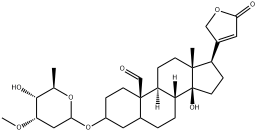 3β-[(3-O-Methyl-2,6-dideoxy-D-ribo-hexopyranosyl)oxy]-14-hydroxy-19-oxo-5β-card-20(22)-enolide