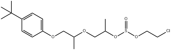 2-氯乙基-2-[2-[(4-(1,1-二甲基乙基)苯氧基]-1-甲基乙氧基]-1-甲基乙基亚硫酸酯