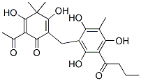 2-Acetyl-3,5-dihydroxy-4,4-dimethyl-6-[[2,4,6-trihydroxy-3-methyl-5-(1-oxobutyl)phenyl]methyl]-2,5-cyclohexadien-1-one