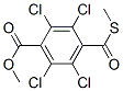 2,3,5,6-Tetrachloro-4-(methylthio)carbonylbenzenecarboxylic acid methyl ester