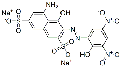 disodium 5-amino-4-hydroxy-3-[(2-hydroxy-3,5-dinitrophenyl)azo]naphthalene-2,7-disulphonate