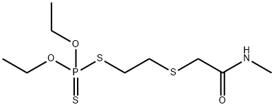Dithiophosphoric acid O,O-diethyl S-[2-[(methylcarbamoyl)methylthio]ethyl] ester
