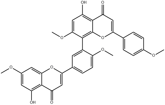 穗花杉双黄酮 7,4',7'',4'''-四甲基醚