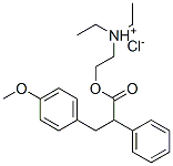 diethyl[2-[3-(p-methoxyphenyl)-2-phenylpropionyloxy]ethyl]ammonium chloride