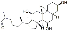 (6R)-2-methyl-6-[(3R,5S,7R,8R,9S,10S,12S,13R,14S,17R)-3,7,12-trihydroxy-10,13-dimethyl-2,3,4,5,6,7,8,9,11,12,14,15,16,17-tetradecahydro-1H-cyclopenta[a]phenanthren-17-yl]heptanal