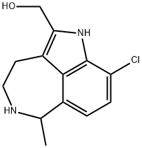 3,4,5,6-Tetrahydro-9-chloro-6-methyl-1H-azepino[5,4,3-cd]indole-2-methanol