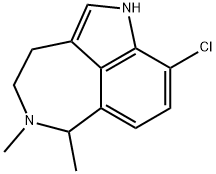 3,4,5,6-Tetrahydro-9-chloro-5,6-dimethyl-1H-azepino[5,4,3-cd]indole