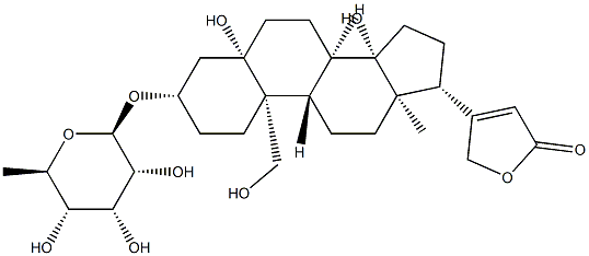 3β-[(6-Deoxy-β-D-allopyranosyl)oxy]-5,14,19-trihydroxy-5β-card-20(22)-enolide