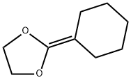1,3-Dioxolane,  2-cyclohexylidene-