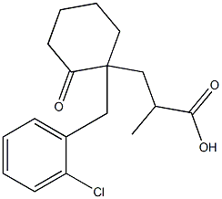 1-(o-Chlorobenzyl)-α-methyl-2-oxocyclohexanepropionic acid