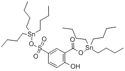tributylstannyl 4-[[(tributylstannyl)oxy]sulphonyl]salicylate