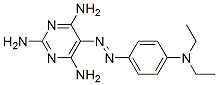5-[[p-(Diethylamino)phenyl]azo]pyrimidine-2,4,6-triamine