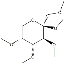 Methyl 1-O,3-O,4-O,5-O-tetramethyl-β-D-fructopyranoside
