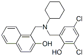 1-[[cyclohexyl-[(3,5-dichloro-2-hydroxy-phenyl)methyl]amino]methyl]nap hthalen-2-ol