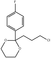 2-(3-氯丙基)-2-(4-氟苯基)-1,3-二氧六环