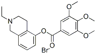 (2-ethyl-3,4-dihydro-1H-isoquinolin-5-yl) 3,4,5-trimethoxybenzoate bromide