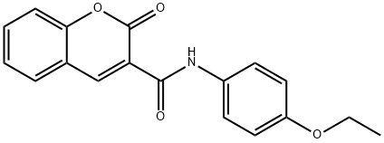 N-(4-乙氧基苯基)香豆素-3-甲酰胺