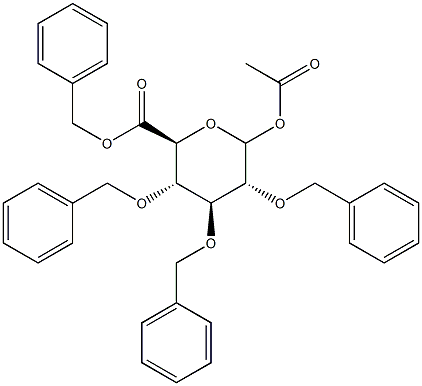 Benzyl 2,3,4-Tri-O-benzyl-D-glucuronate Acetate