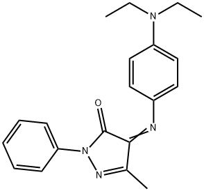 2-Phenyl-4-[[4-(diethylamino)phenyl]imino]-5-methyl-2H-pyrazole-3(4H)-one