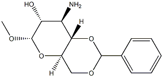 Methyl 3-amino-4-O,6-O-benzylidene-3-deoxy-α-D-glucopyranoside