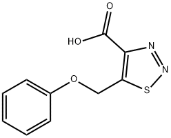 5-(phenoxymethyl)thiadiazole-4-carboxylic acid