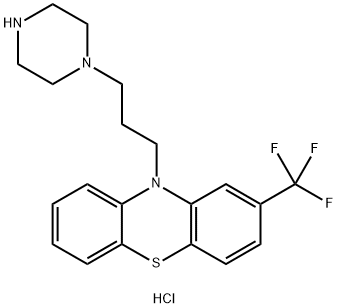 10-(3-piperazin-1-ylpropyl)-2-(trifluoromethyl)phenothiazine dihydrochloride