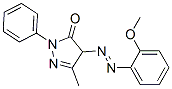 2,4-dihydro-4-[(2-methoxyphenyl)azo]-5-methyl-2-phenyl-3H-pyrazol-3-one