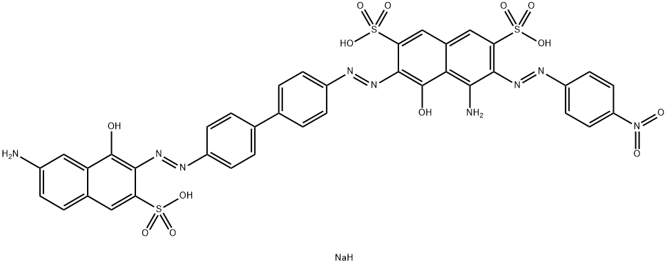 4-Amino-6-[[4'-[(7-amino-1-hydroxy-3-sulfo-2-naphtyl)azo]-1,1'-biphenyl-4-yl]azo]-5-hydroxy-3-[(4-nitrophenyl)azo]-2,7-naphthalenedisulfonic acid trisodium salt