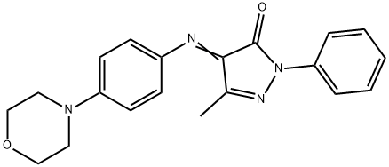 3-Methyl-4-[(p-morpholinophenyl)imino]-1-phenyl-2-pyrazolin-5-one
