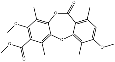 3,8-Dimethoxy-1,4,6,9-tetramethyl-11-oxo-11H-dibenzo[b,e][1,4]dioxepin-7-carboxylic acid methyl ester