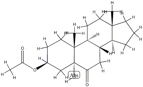 6-Oxoandrostane-3β,5α-diol 3-acetate