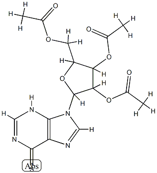 [3,4-diacetyloxy-5-(6-sulfanylidene-3H-purin-9-yl)oxolan-2-yl]methyl a cetate