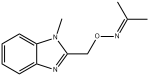 Acetone O-[(1-methyl-1H-benzimidazol-2-yl)methyl]oxime