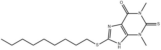3,7-Dihydro-1,3-dimethyl-8-(nonylthio)-2-thioxo-1H-purin-6(2H)-one
