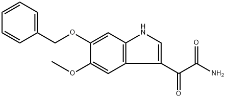 5-Methoxy-α-oxo-6-(phenylmethoxy)-1H-indole-3-acetamide
