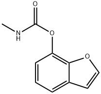 N-Methylcarbamic acid benzofuran-7-yl ester