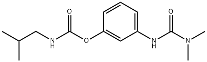 N-(2-Methylpropyl)carbamic acid 3-[[(dimethylamino)carbonyl]amino]phenyl ester