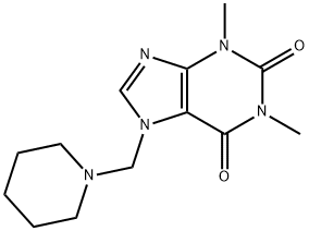 3,7-Dihydro-1,3-dimethyl-7-(piperidinomethyl)-1H-purine-2,6-dione