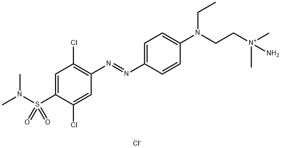 1-[2-[[4-[[2,5-dichloro-4-[(dimethylamino)sulphonyl]phenyl]azo]phenyl]ethylamino]ethyl]-1,1-dimethylhydrazinium chloride