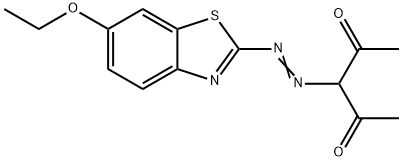 3-[(6-Ethoxy-2-benzothiazolyl)azo]-2,4-pentanedione