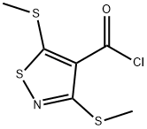 3,5-Bis(methylthio)-4-isothiazolecarbonyl chloride