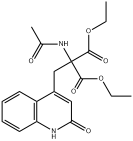 2-乙酰氨基-2 - ((2-氧代-1,2-二氢喹啉-4-基)甲基)丙二酸二乙酯