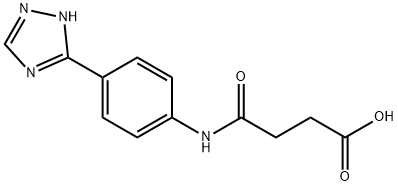 N-[p-(1H-1,2,4-Triazol-5-yl)phenyl]succinamidic acid