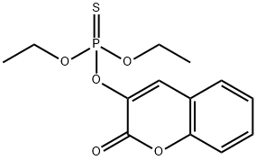 Thiophosphoric acid O,O-diethyl O-(coumarin-3-yl) ester