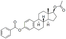 estra-1,3,5(10)-triene-3,17beta-diol 17-acetate 3-benzoate